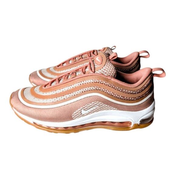 NIKE Air Max 97 Ultra 17 "Metallic Rose Gold' Running Shoes Size 8.5 - Picture 2 of 9